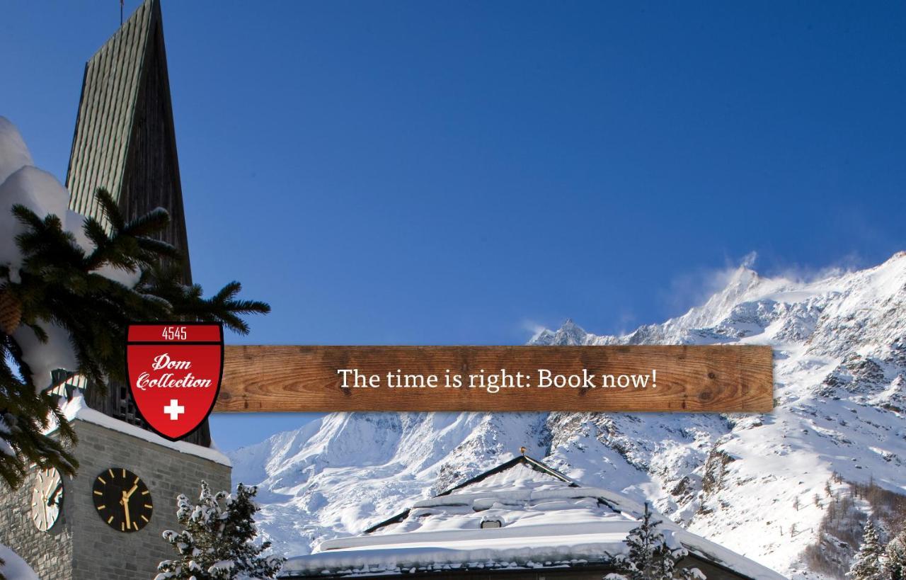 Hotel Du Glacier - The Dom Collection Saas Fee Kültér fotó