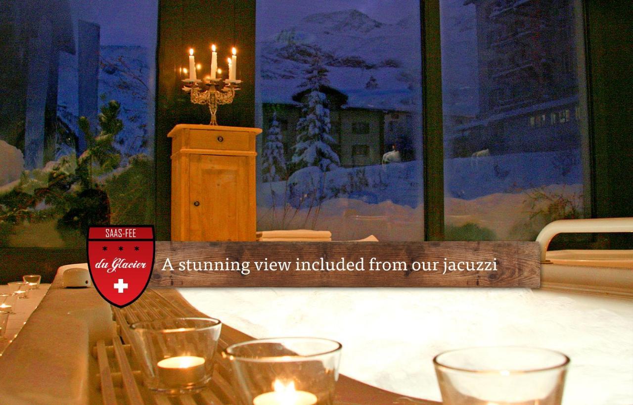 Hotel Du Glacier - The Dom Collection Saas Fee Kültér fotó